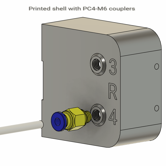 Snapmaker U1 - Ống nối Hộp hút ẩm tới Bộ nạp tự động