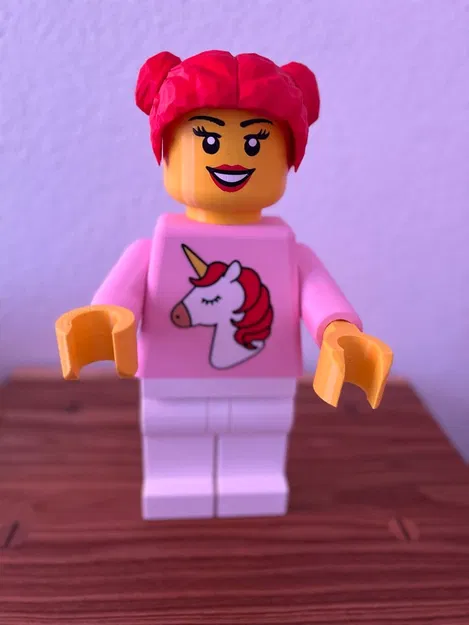 Chỗ để giấy vệ sinh hình Lego Girl - Image 1