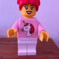 Chỗ để giấy vệ sinh hình Lego Girl - Thumbnail 1