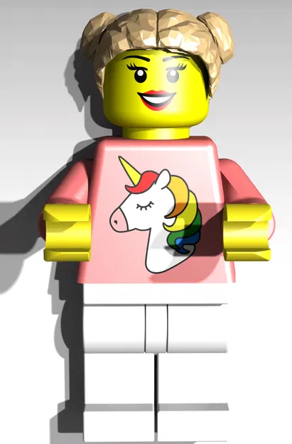 Chỗ để giấy vệ sinh hình Lego Girl - Image 2