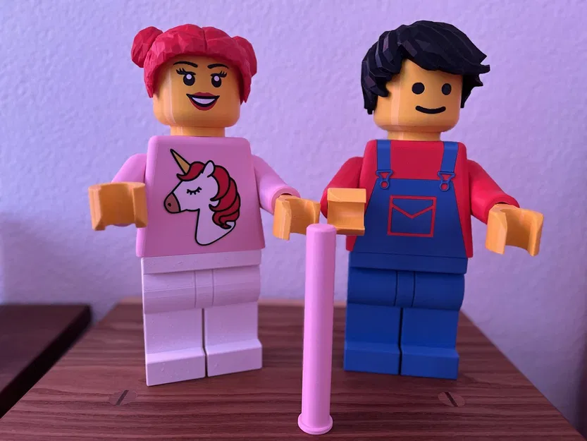 Chỗ để giấy vệ sinh hình Lego Girl - Image 3