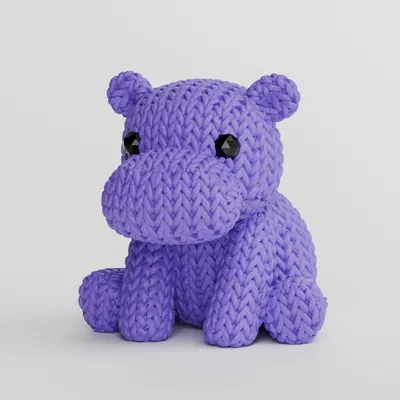 Mô Hình Hà Mã Dệt Kim