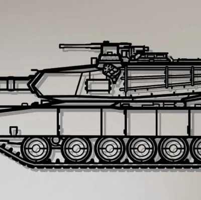 Tranh Tường Xe Tăng M1A2 SEPv3 Abrams