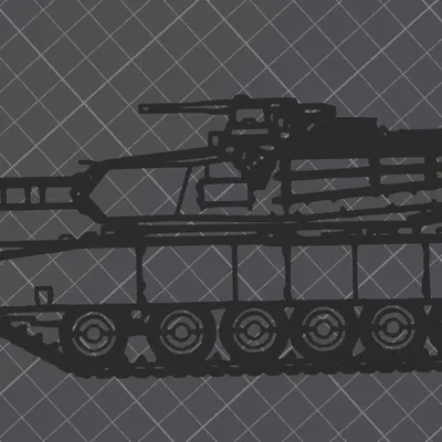 Tranh Tường Xe Tăng M1A2 SEPv3 Abrams