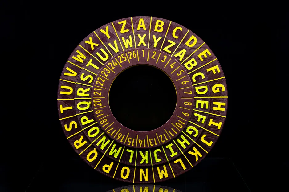 Nhẫn Mã Hóa/Giải Mã Mật Mã Dịch Chuyển - Image 1