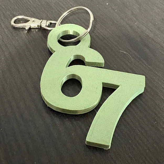 Móc khóa số 67 - Image 1