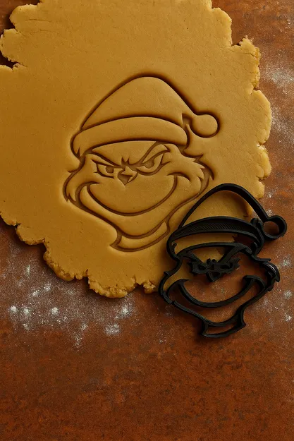 Khuôn Grinch Keksaustecher - Làm bánh quy Giáng sinh cực xinh! - Image 1
