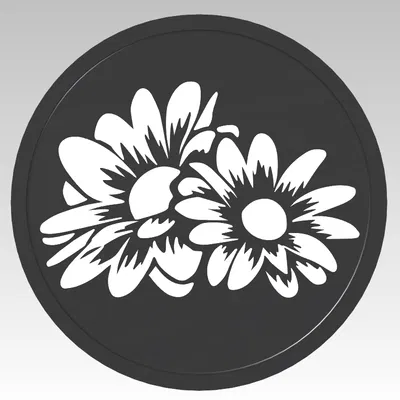 Đế lót ly hình hoa