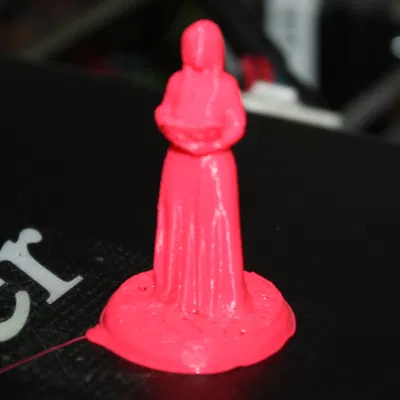 Miniature NPC Nữ Hành Hương In Không Cần Support Cho FDM