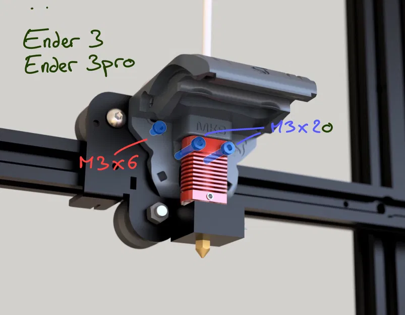 ApolloLander - hotend gốc - Dual 5015 - Image 3