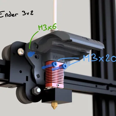 ApolloLander - hotend gốc - Dual 5015