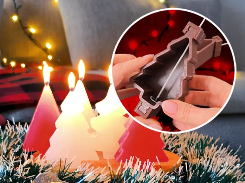 Khuôn Nến Hình Cây Noel - Image 1