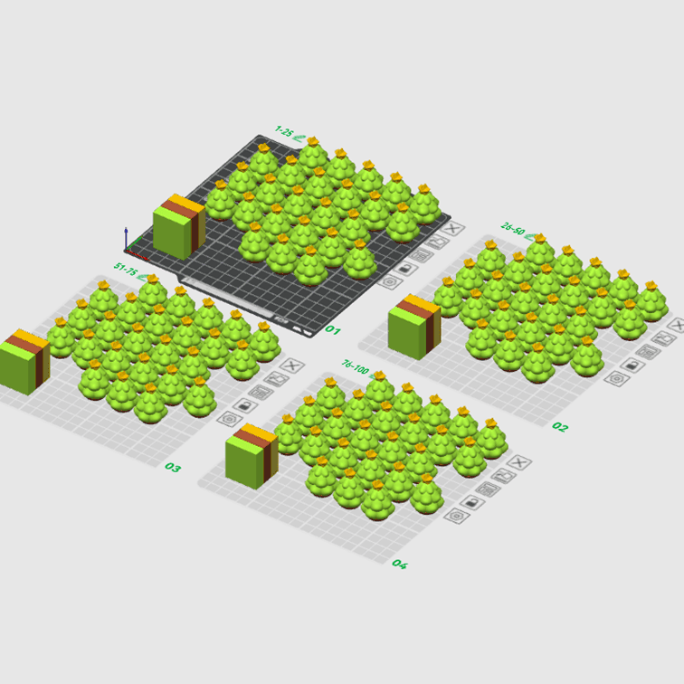 Thử thách Trò chơi 100 Cây Thông Giáng Sinh + PDF