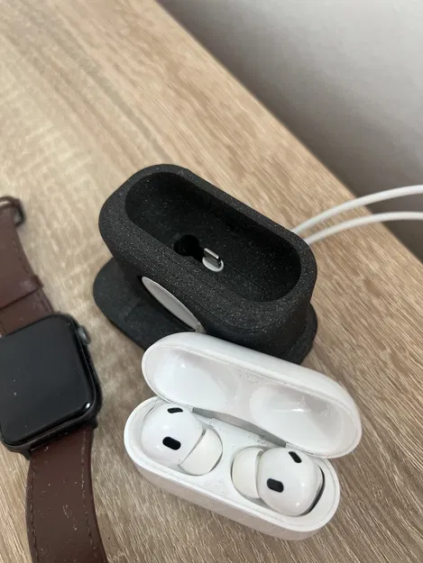 Dock cho AirPods Pro (tất cả đời) và Apple Watch (tất cả mẫu, kể cả Ultra) Giá đỡ Apple Watch Dây đeo AirPods Pro 1/2 - Image 3