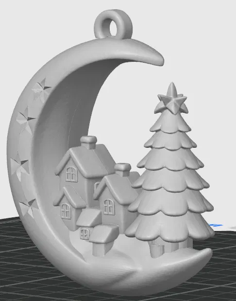 Làng Mặt Trăng – Chuông Trang Trí Giáng Sinh - Image 1