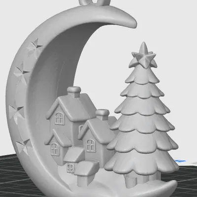 Làng Mặt Trăng – Chuông Trang Trí Giáng Sinh