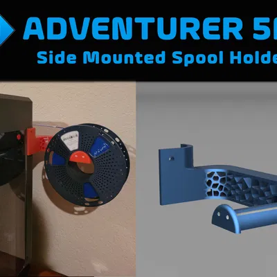 Giá đỡ cuộn chỉ gắn bên hông FlashForge Adventurer 5M