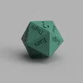 Xúc xắc Hẹn hò Date Dice (d20) - Thumbnail 9