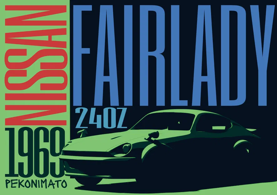 Mô hình Nissan 240Z Kitcard Tỉ lệ 1:50 - Image 3