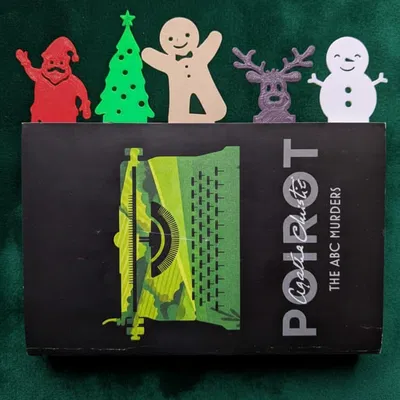 Bookmark Giáng Sinh – Ông Già Noel, Bánh Gừng, Cây Thông, Tuần Lộc & Người Tuyết