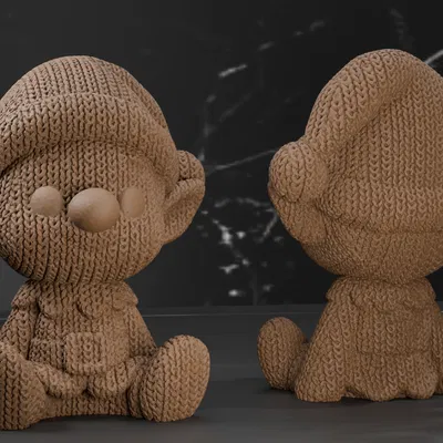 Tượng Elf Giáng Sinh - Họa Tiết Đan - 3 Kiểu