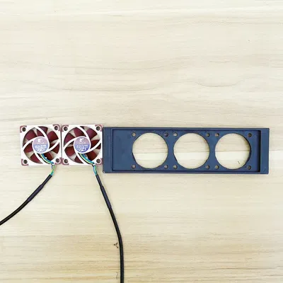 Giá đỡ 3 quạt 40mm cho Case Jonsbo NV10 Mini ITX