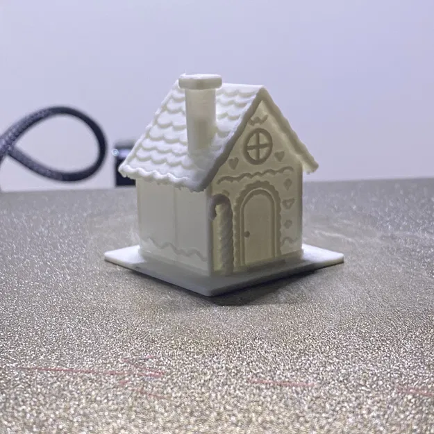 Ngôi nhà Bánh Gừng Giáng sinh – Trang trí Lễ hội STL - Image 2