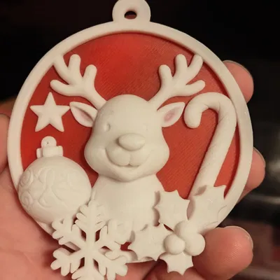 Móc Treo Giáng Sinh Tuần Lộc Dễ Thương