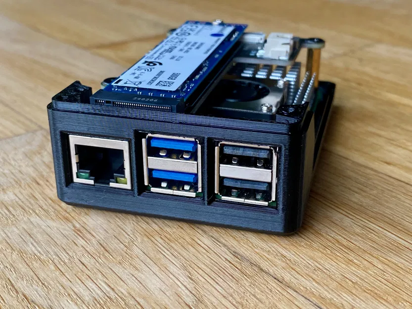 Vỏ Case Raspberry Pi 5 + Geekworm X1001 NVMe SSD - Image 10