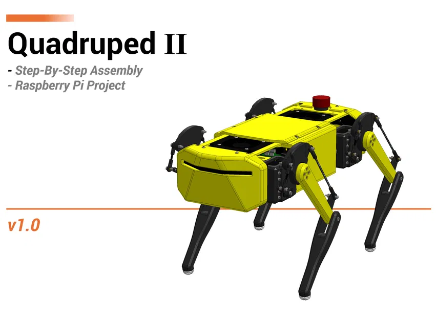Quadruped II - v1.0: Robot bốn chân thế hệ thứ hai - Image 1