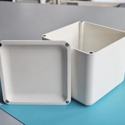 Hộp Đựng Vuông Hiện Đại Có Nắp Nam Châm