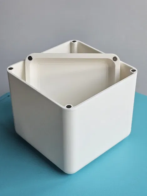 Hộp Đựng Vuông Hiện Đại Có Nắp Nam Châm - Image 3