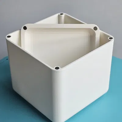 Hộp Đựng Vuông Hiện Đại Có Nắp Nam Châm