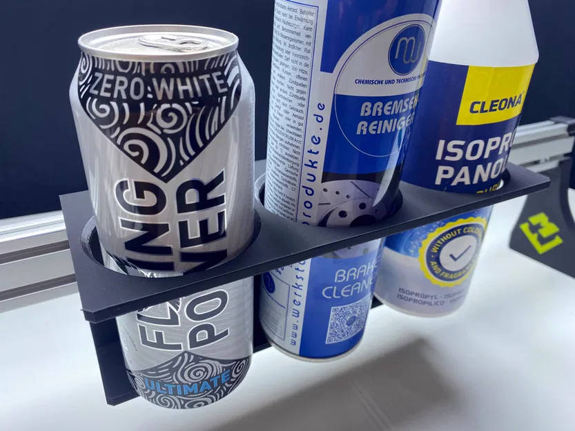 MT-SYSTEM Holder L: Đế Đựng 3 Chai Xịt 245mm - Image 1