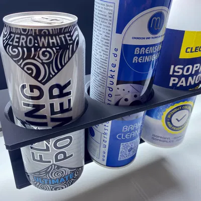 MT-SYSTEM Holder L: Đế Đựng 3 Chai Xịt 245mm