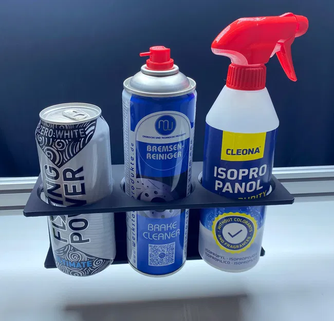 MT-SYSTEM Holder L: Đế Đựng 3 Chai Xịt 245mm - Image 2