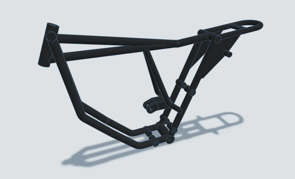 Mô hình xe Puch M50 Racing tỉ lệ 1:8 của Ed van der Heijden - Image 3