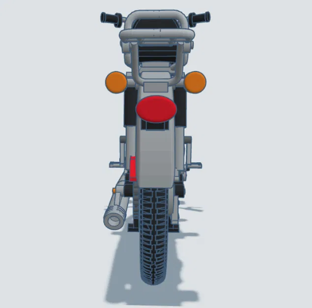 Mô hình xe Puch M50 Racing tỉ lệ 1:8 của Ed van der Heijden - Image 8