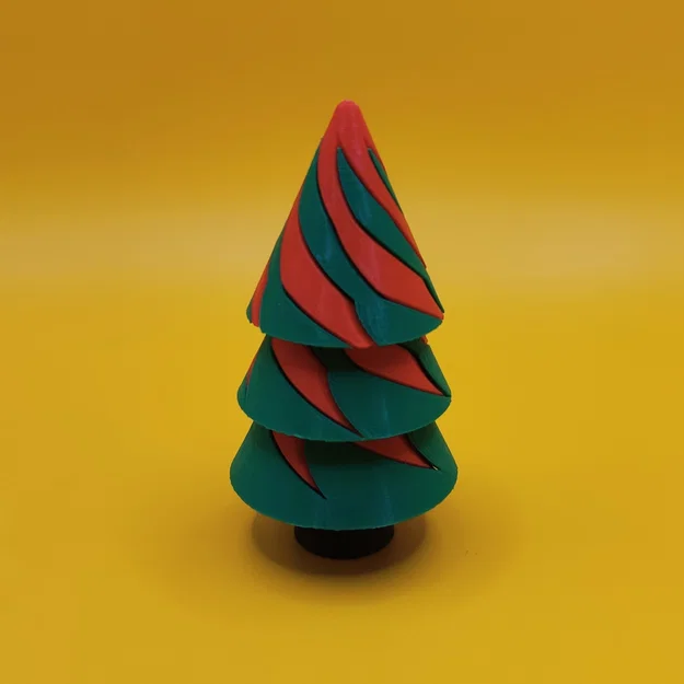 Cây Thông Noel Xoắn Ốc 3D - Image 1