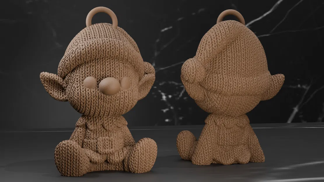 Yêu Tinh Giáng Sinh - Đồ Trang Trí Lễ Hội - 3 Kiểu Đan Len - Image 2