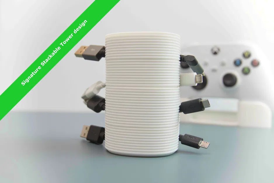 Ống Quấn Cáp Xếp Chồng – Bộ Tổ Chức Cáp Bàn Làm Việc Thông Minh - Image 2