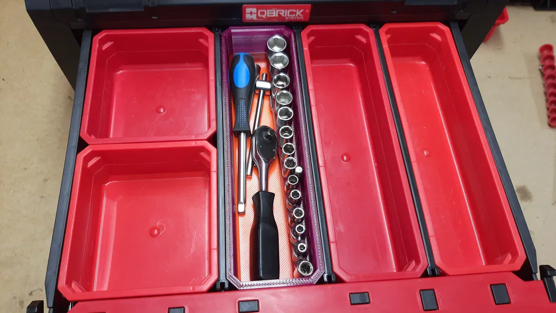 Thùng Qbrick đựng bộ tuýp 1/4" đầu vuông - Image 3