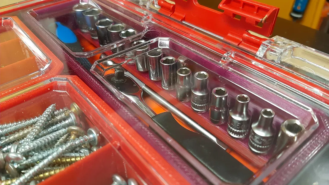 Thùng Qbrick đựng bộ tuýp 1/4" đầu vuông - Image 5