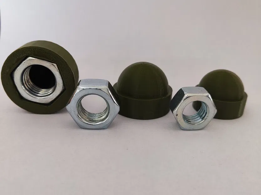 Bộ Nắp Chụp Đai Ốc M12 M14 M16 – Chụp Vòm - Image 1