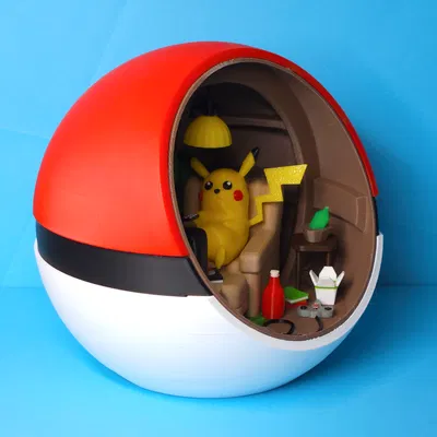 Mô hình Pokémon Pokéball Diorama