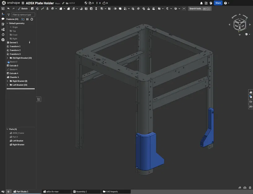 Giá đỡ 3 tấm AD5X - Image 2