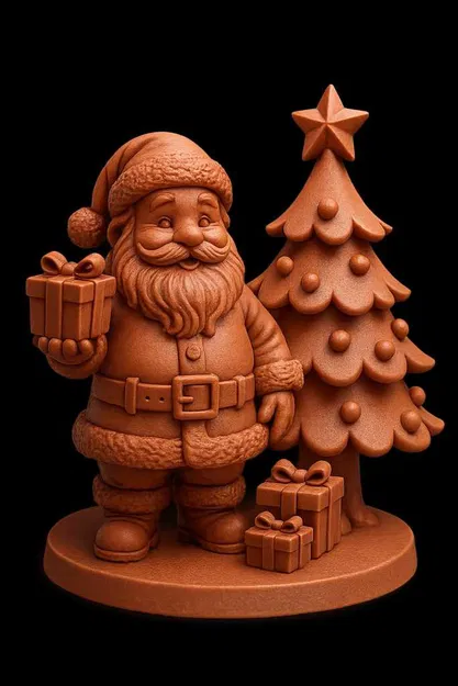 Ông Già Noel Cùng Cây Thông Và Quà (SANTA CLAUS) - Image 1