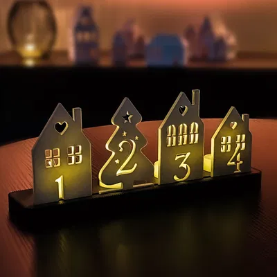 Chân nến LED Giáng Sinh Mùa Vọng