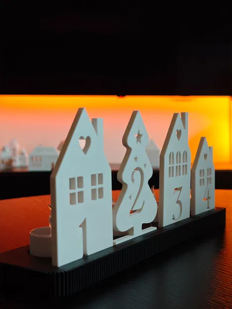 Chân nến LED Giáng Sinh Mùa Vọng - Image 5