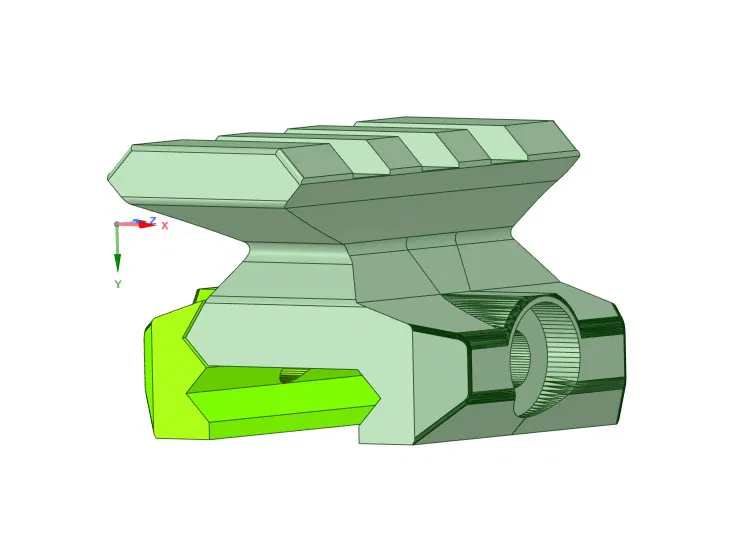 Gá Picatinny 3 Khấc - Image 1